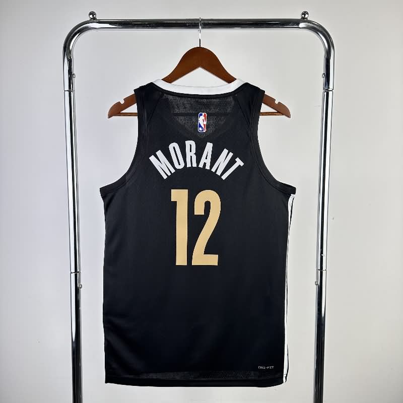 Memphis Grizzlies 23/24 Black City Basketball Jersey (Hot Press)