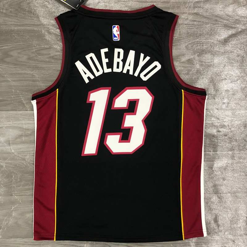 Miami Heat 20/21 Black Basketball Jersey (Hot Press)