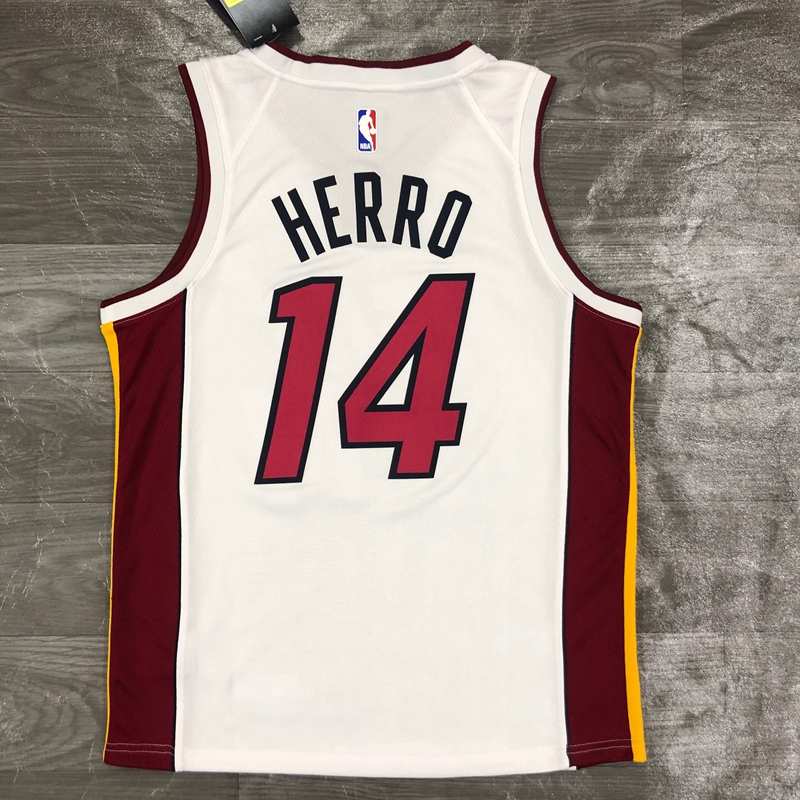 Miami Heat 20/21 White Basketball Jersey (Hot Press)
