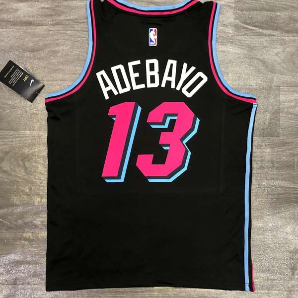 Miami Heat 2020 Black City Basketball Jersey (Hot Press)