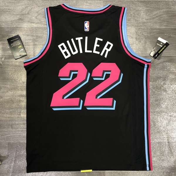 Miami Heat 2020 Black City Basketball Jersey (Hot Press)