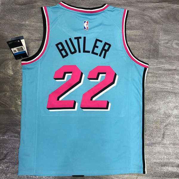 Miami Heat 2020 Blue City Basketball Jersey (Hot Press)