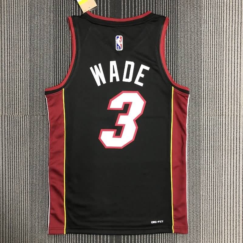 Miami Heat 21/22 Black Basketball Jersey (Hot Press)