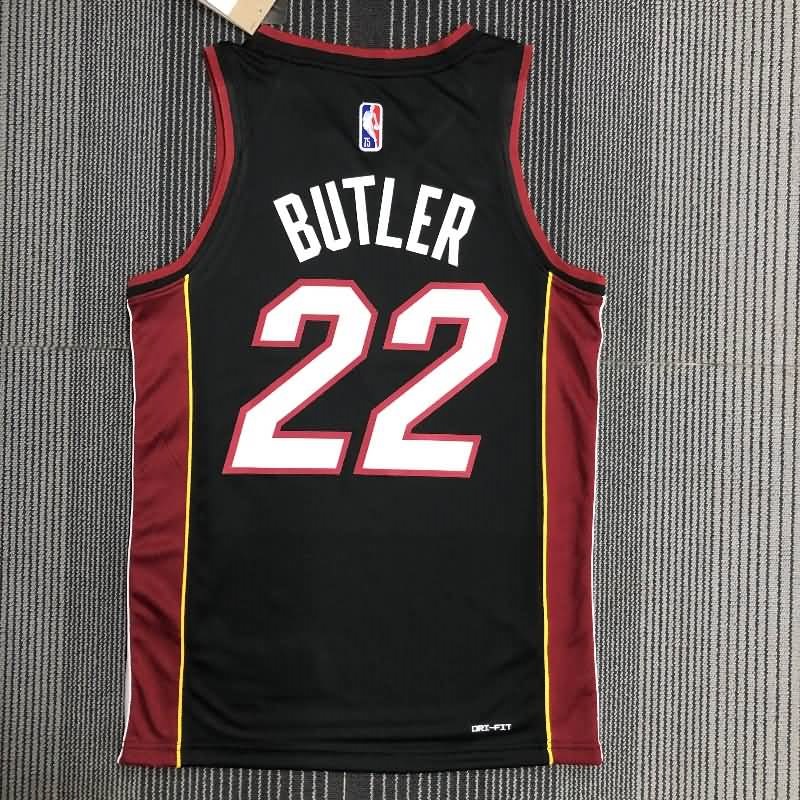 Miami Heat 21/22 Black Basketball Jersey (Hot Press)