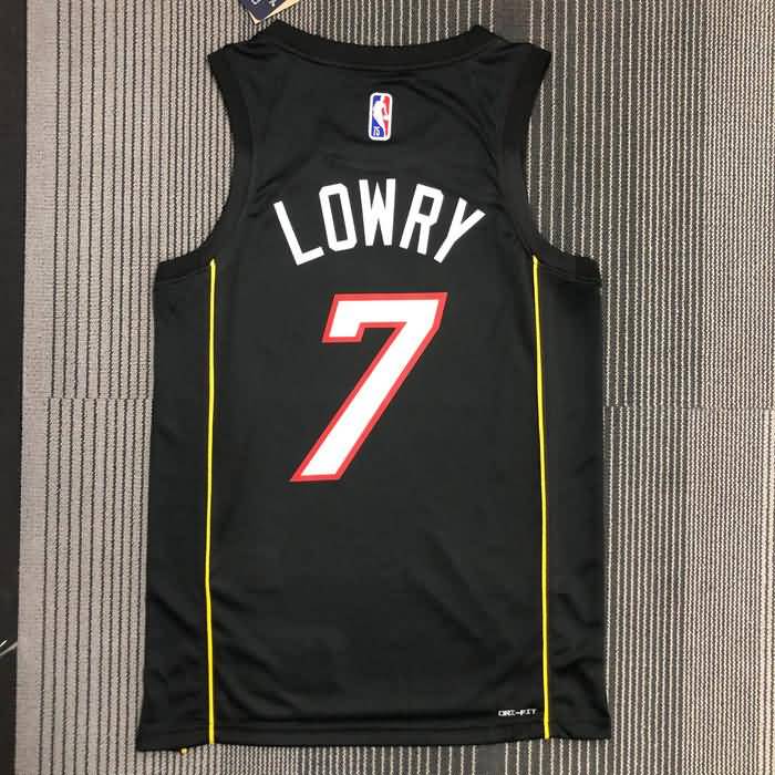 Miami Heat 21/22 Black City Basketball Jersey (Hot Press)