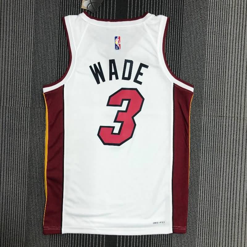 Miami Heat 21/22 White Basketball Jersey (Hot Press)