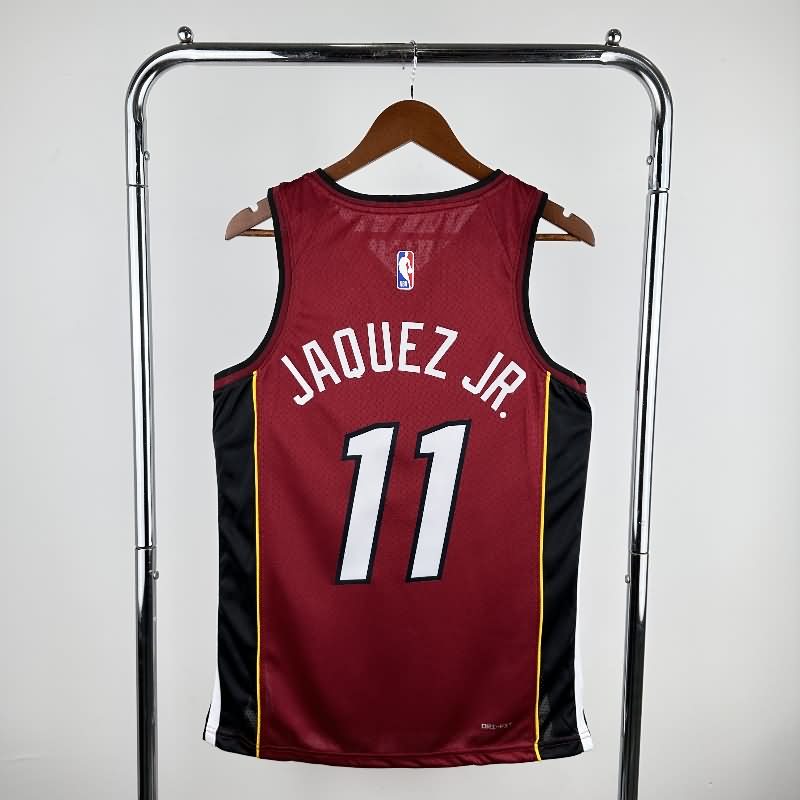 Miami Heat 22/23 Red AJ Basketball Jersey (Hot Press)