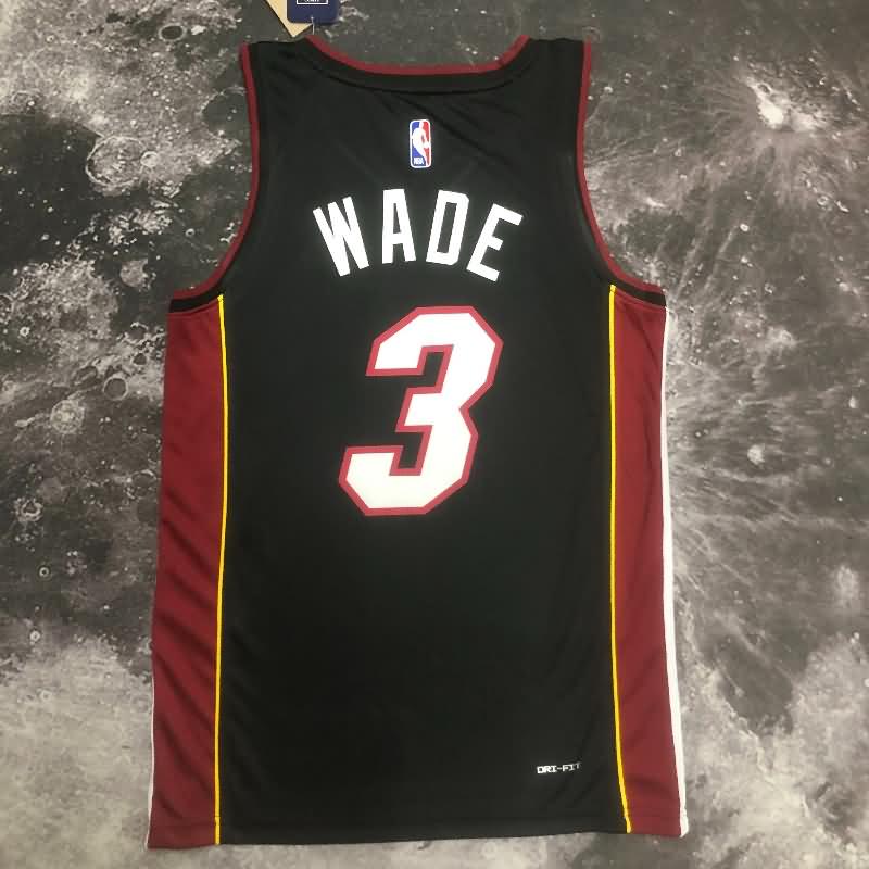 Miami Heat 22/23 Black Basketball Jersey (Hot Press)