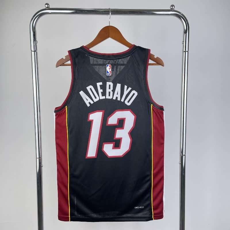 Miami Heat 22/23 Black Basketball Jersey (Hot Press)