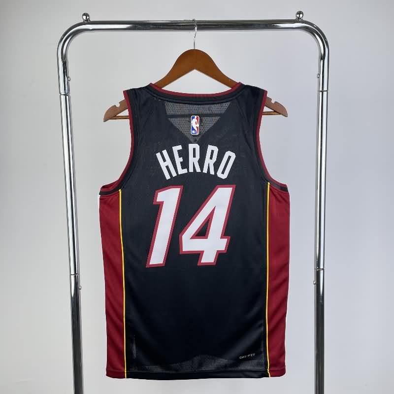 Miami Heat 22/23 Black Basketball Jersey (Hot Press)