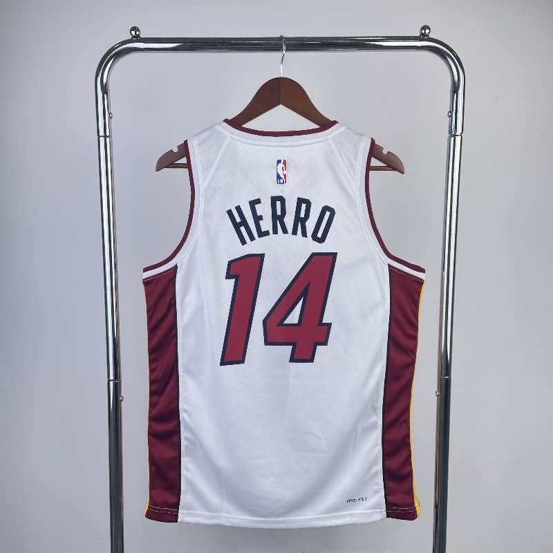 Miami Heat 22/23 White Basketball Jersey (Hot Press)