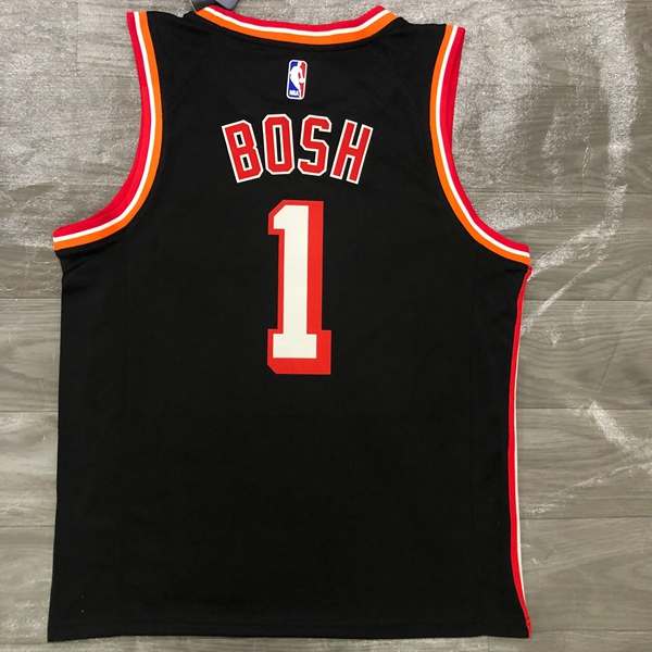 Miami Heat Black Classics Basketball Jersey (Hot Press)