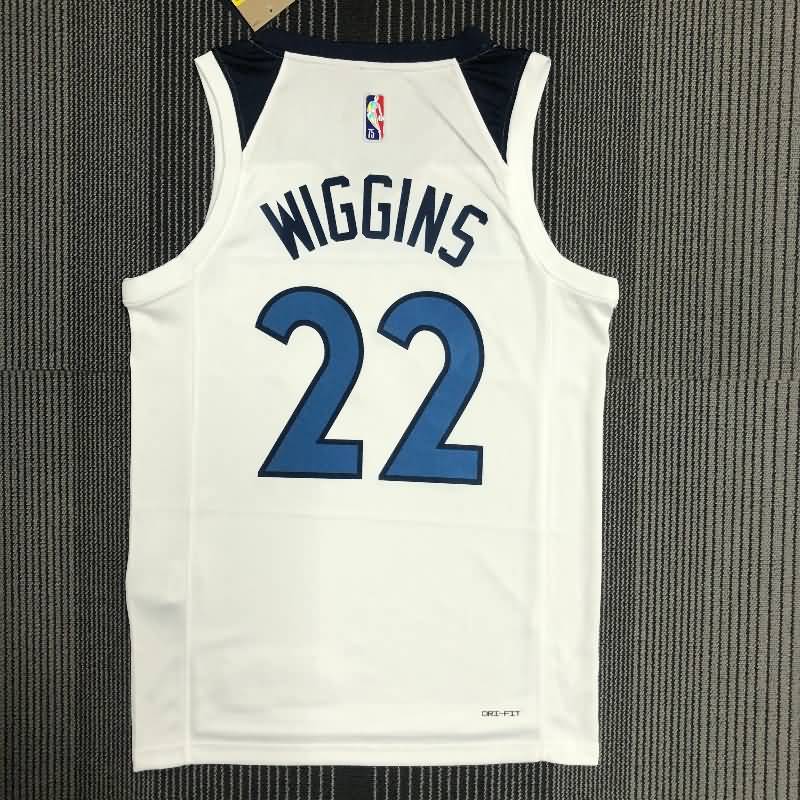 Minnesota Timberwolves 21/22 White Basketball Jersey (Hot Press)