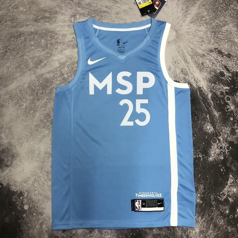 Minnesota Timberwolves 22/23 Blue Basketball Jersey (Hot Press)