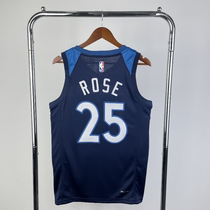 Minnesota Timberwolves 22/23 Dark Blue Basketball Jersey (Hot Press)