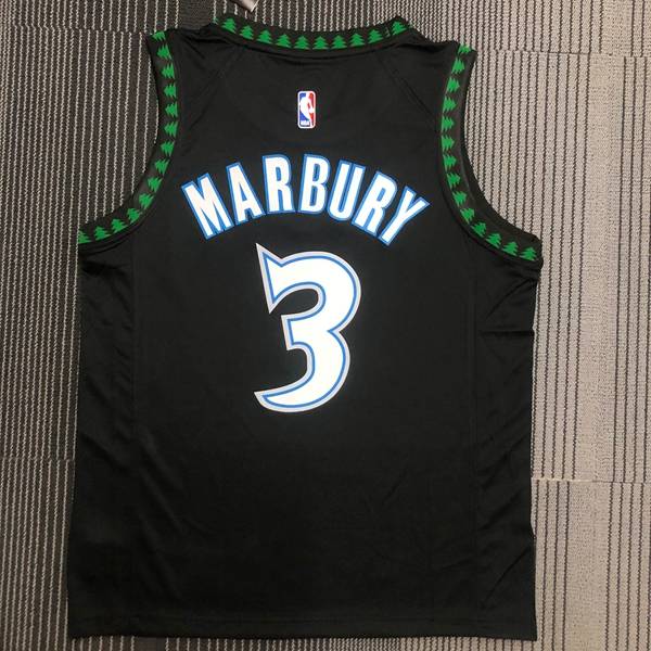 Minnesota Timberwolves Black Classics Basketball Jersey (Hot Press)