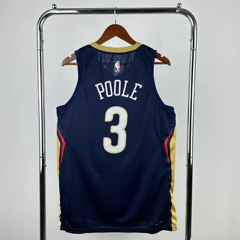 New Orleans Pelicans 22/23 Dark Blue Basketball Jersey (Hot Press)