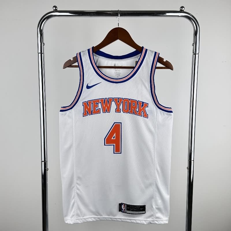New York Knicks 18/19 White Basketball Jersey (Hot Press)