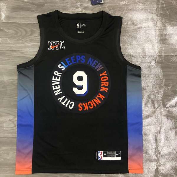 New York Knicks 20/21 Black City Basketball Jersey (Hot Press)