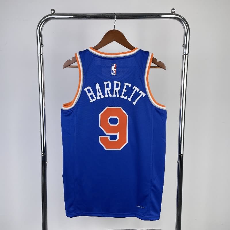 New York Knicks 22/23 Blue Basketball Jersey (Hot Press)