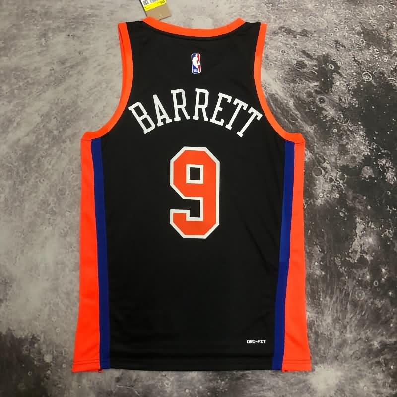 New York Knicks 22/23 Black City Basketball Jersey (Hot Press)