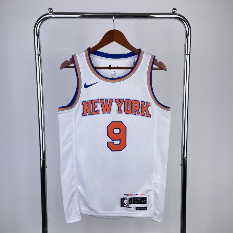 New York Knicks 22/23 White Basketball Jersey (Hot Press)