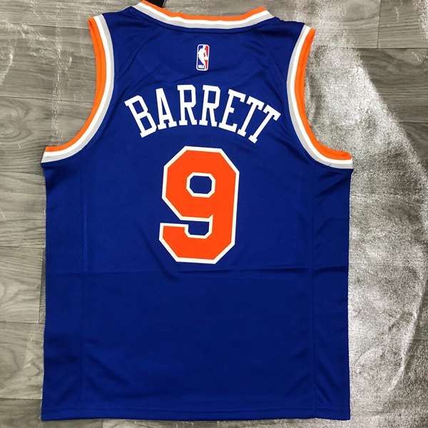 New York Knicks Blue Basketball Jersey (Hot Press)