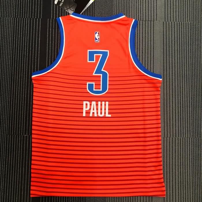 Oklahoma City Thunder 20/21 Orange Basketball Jersey (Hot Press)