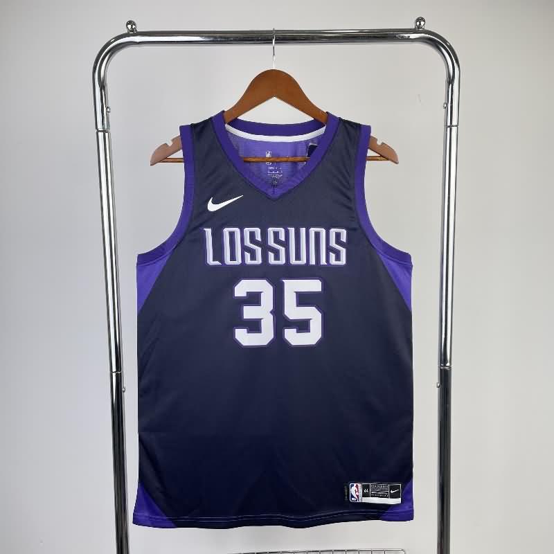 Phoenix Suns 2018/19 Dark Blue City Basketball Jersey (Hot Press)
