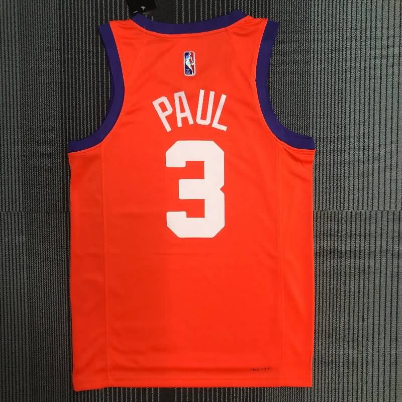 Phoenix Suns 21/22 Orange AJ Basketball Jersey (Hot Press)