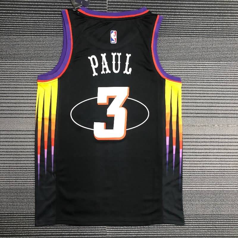 Phoenix Suns 21/22 Black City Basketball Jersey (Hot Press)