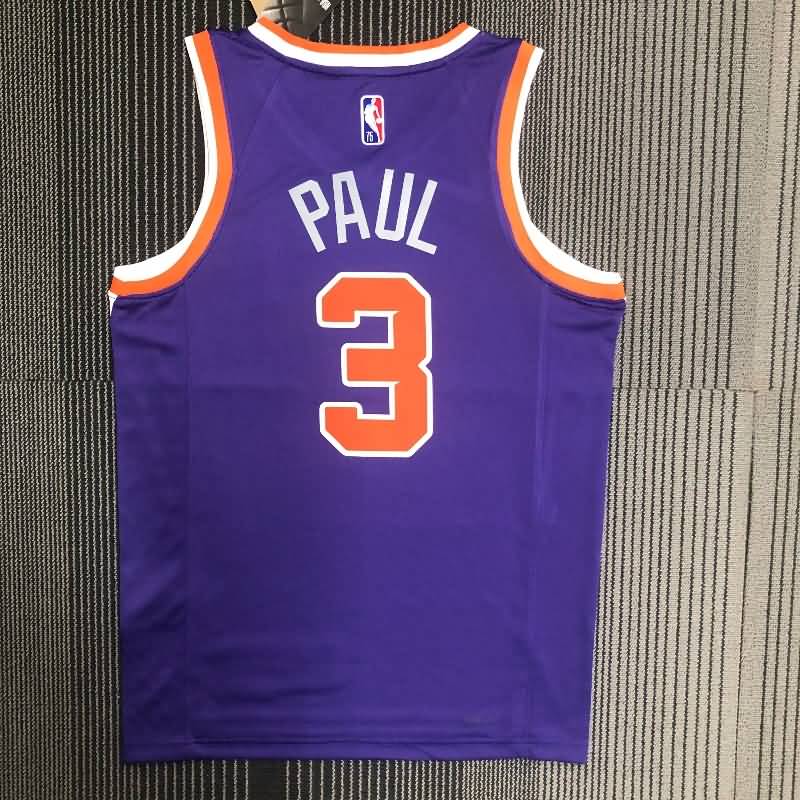 Phoenix Suns 21/22 Purple Basketball Jersey (Hot Press)