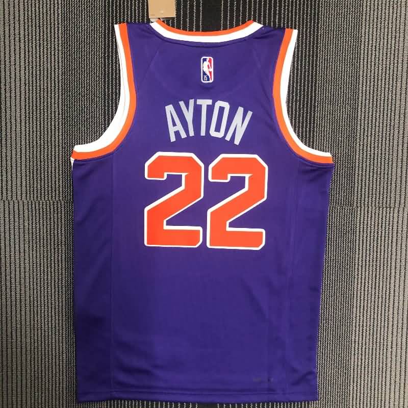 Phoenix Suns 21/22 Purple Basketball Jersey (Hot Press)