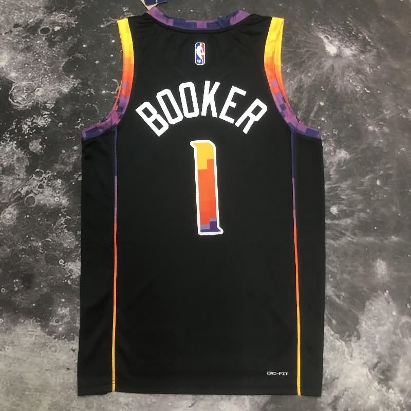 Phoenix Suns 22/23 Black AJ Basketball Jersey (Hot Press)