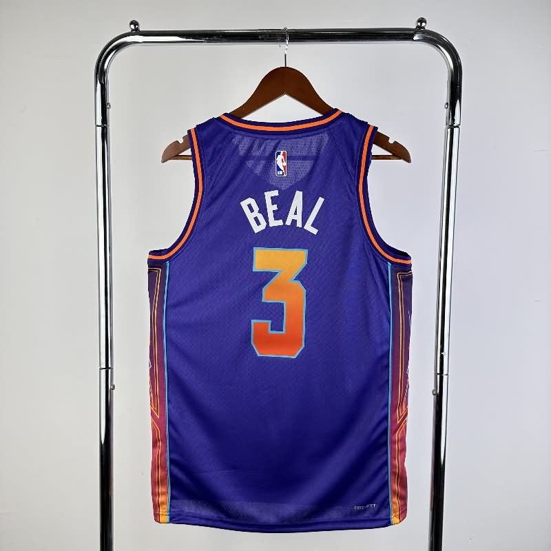 Phoenix Suns 23/24 Purple City Basketball Jersey (Hot Press)