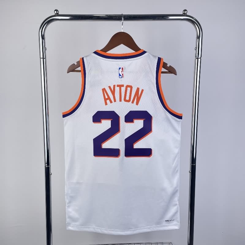 Phoenix Suns 23/24 White Basketball Jersey (Hot Press)