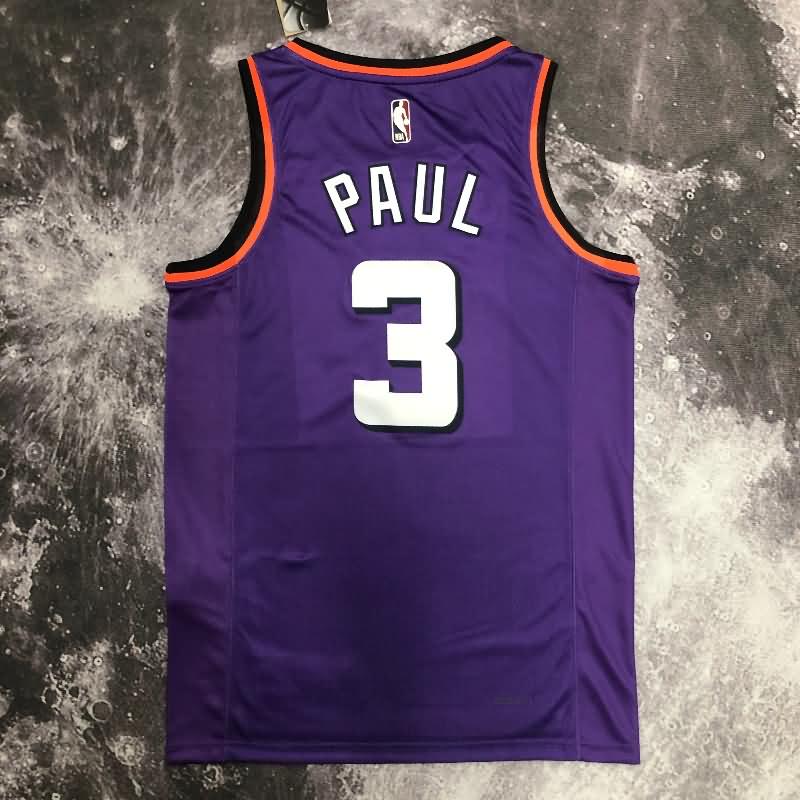 Phoenix Suns Purple Classics Basketball Jersey (Hot Press)