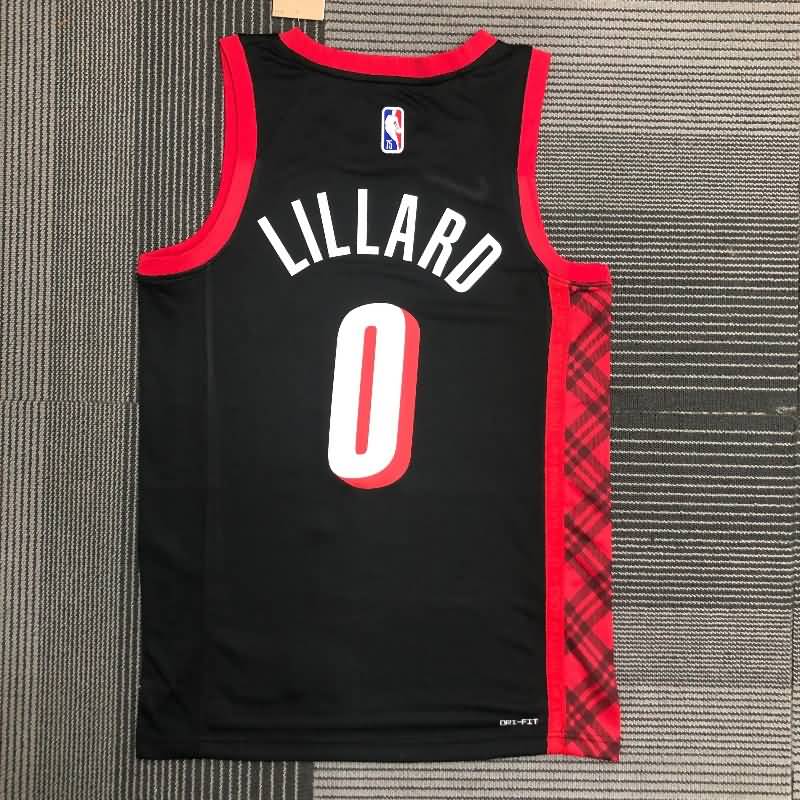 Portland Trail Blazers 21/22 Black City Basketball Jersey (Hot Press)