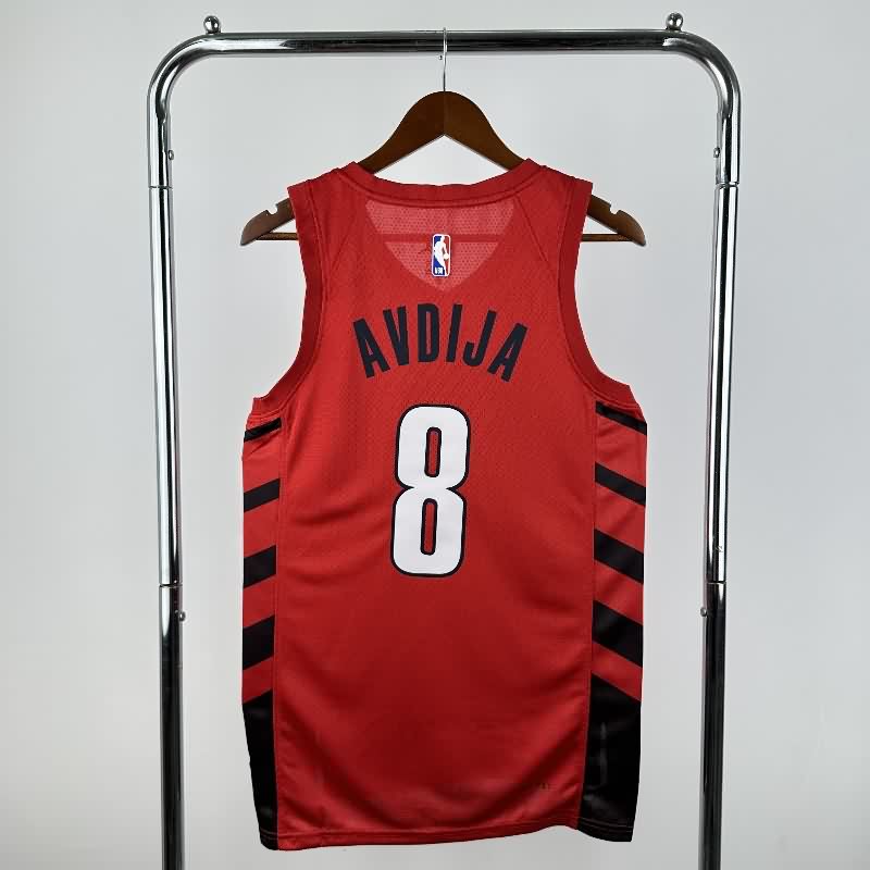 Portland Trail Blazers 22/23 Red AJ Basketball Jersey (Hot Press)