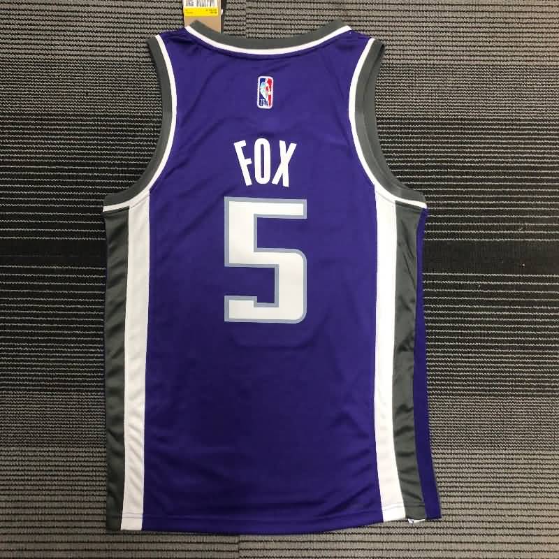 Sacramento Kings 21/22 Purple Basketball Jersey (Hot Press)