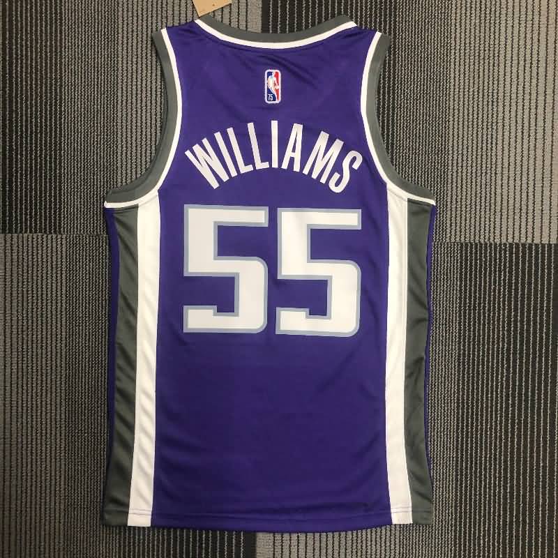Sacramento Kings 21/22 Purple Basketball Jersey (Hot Press)