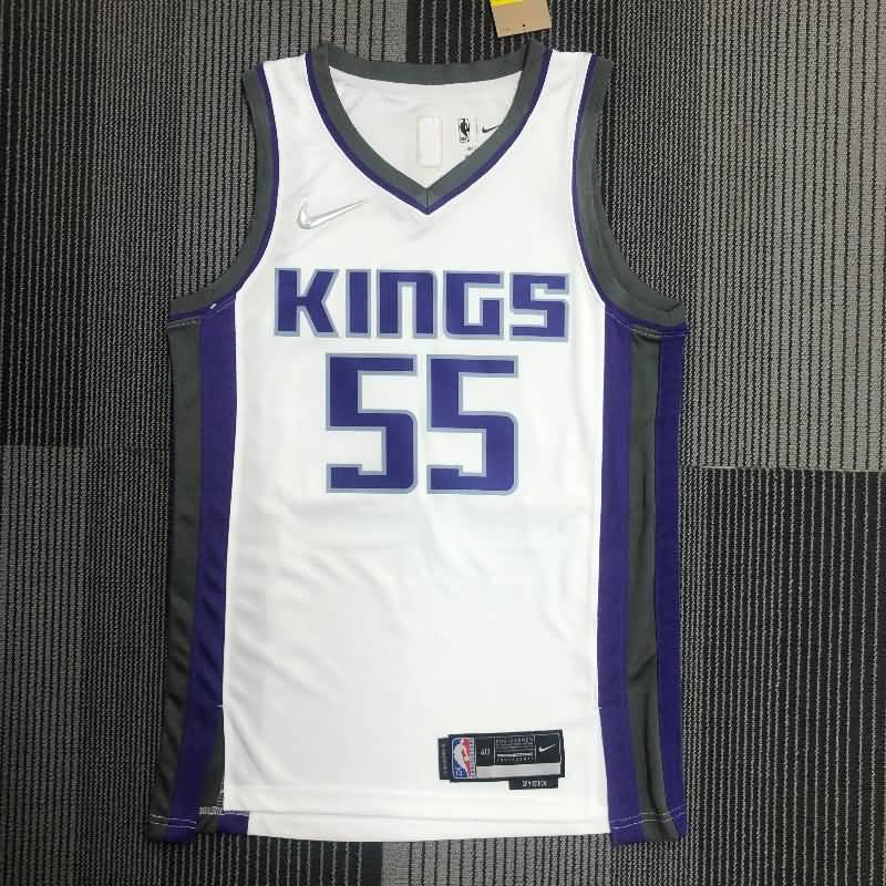 Sacramento Kings 21/22 White Basketball Jersey (Hot Press)