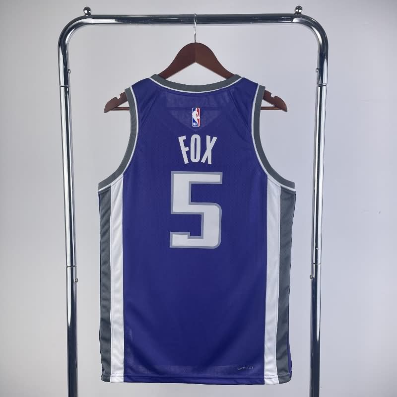 Sacramento Kings 22/23 Purple Basketball Jersey (Hot Press)