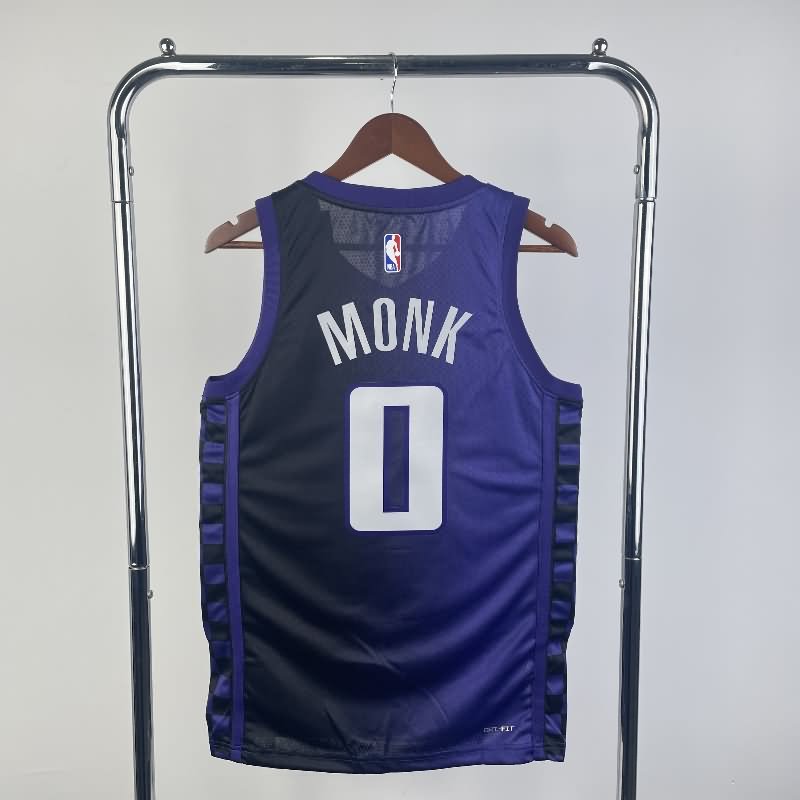 Sacramento Kings 23/24 Purple AJ Basketball Jersey (Hot Press)