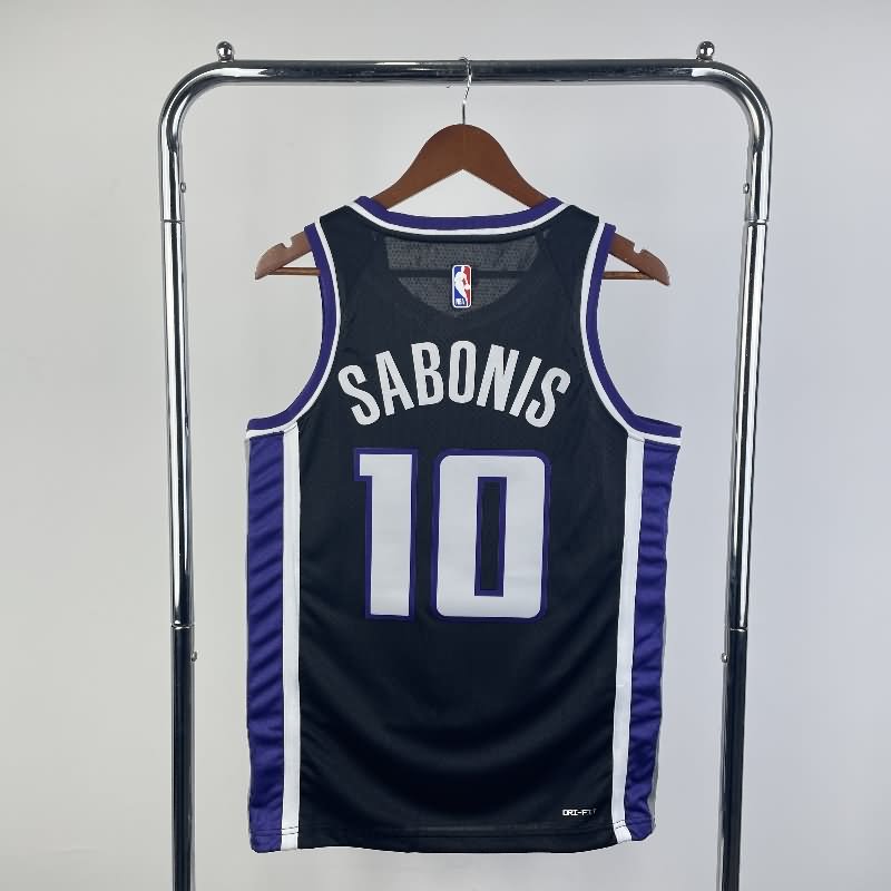 Sacramento Kings 23/24 Black Basketball Jersey (Hot Press)