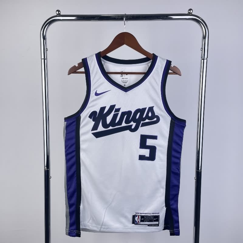 Sacramento Kings 23/24 White Basketball Jersey (Hot Press)