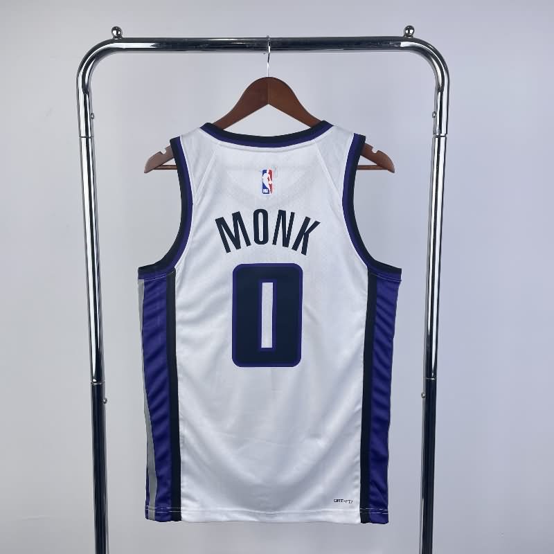 Sacramento Kings 23/24 White Basketball Jersey (Hot Press)