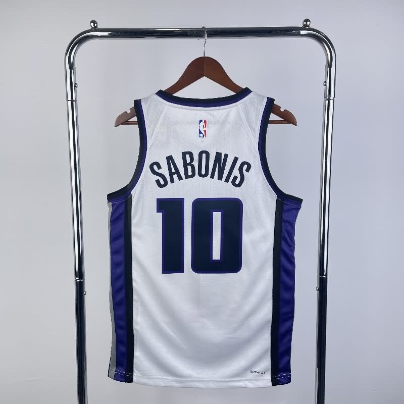 Sacramento Kings 23/24 White Basketball Jersey (Hot Press)