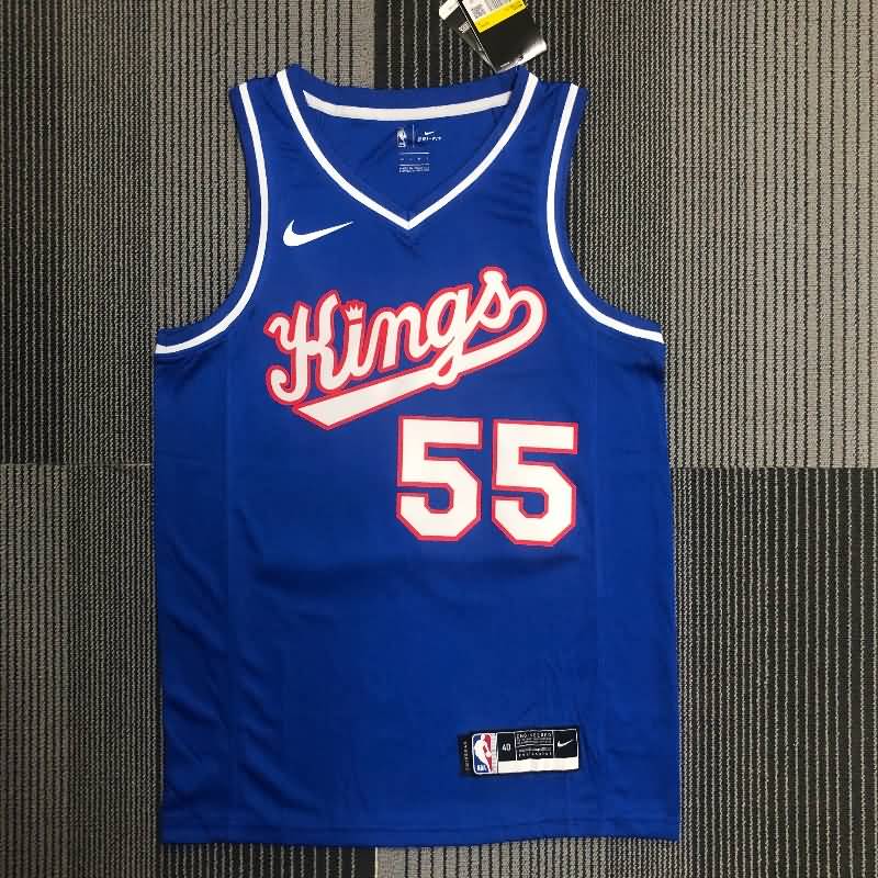 Sacramento Kings Blue Basketball Jersey (Hot Press)