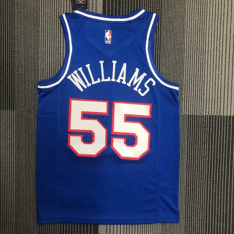 Sacramento Kings Blue Basketball Jersey (Hot Press)